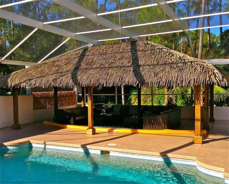 Poolside Tiki Hut